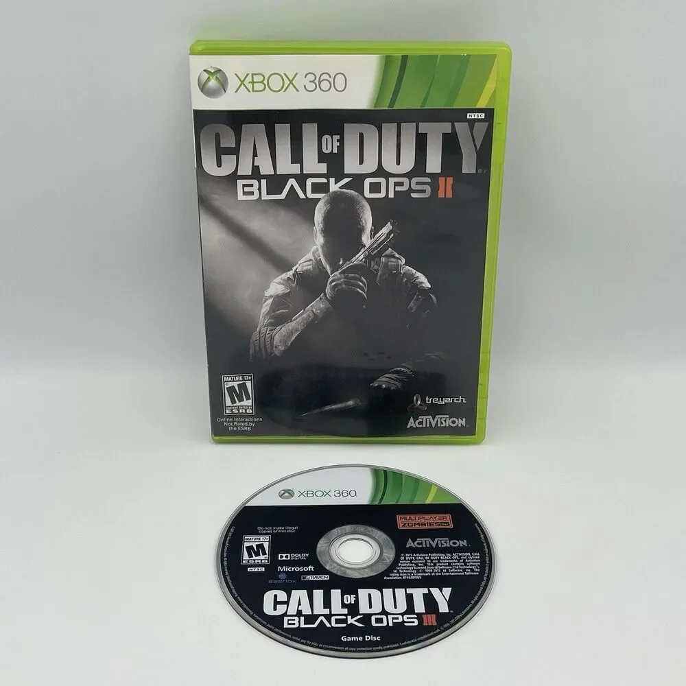 Call of Duty: Black Ops II + Black Ops III (Microsoft Xbox 360) Bundle Set!